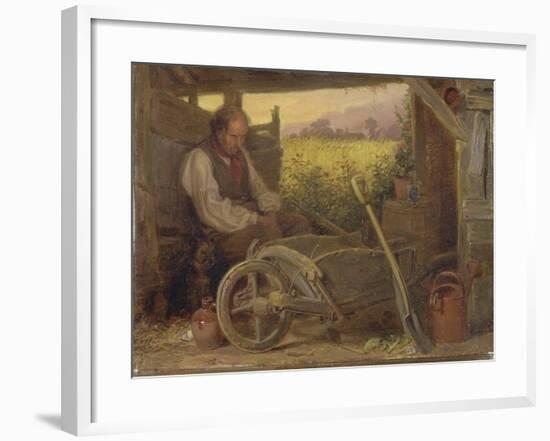 The Old Gardener, 1863-Briton Riviere-Framed Giclee Print