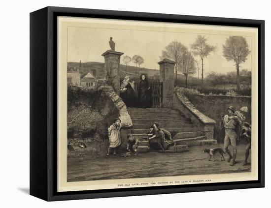 The Old Gate-Francis S. Walker-Framed Premier Image Canvas