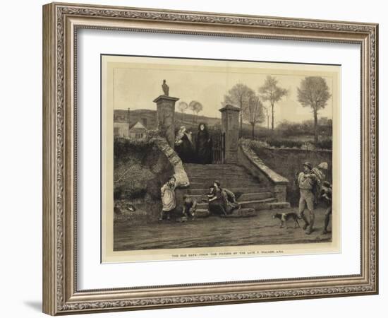 The Old Gate-Francis S. Walker-Framed Giclee Print