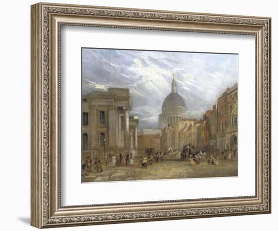 The Old General Post Office and St Martin's Le Grand, 1835-George Sidney Shepherd-Framed Giclee Print