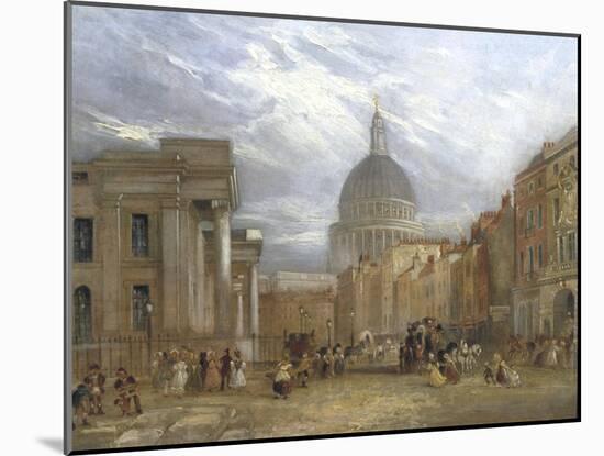 The Old General Post Office and St Martin's Le Grand, 1835-George Sidney Shepherd-Mounted Giclee Print