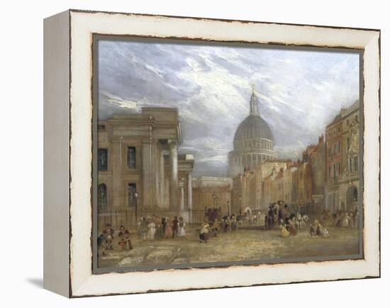 The Old General Post Office and St Martin's Le Grand, 1835-George Sidney Shepherd-Framed Premier Image Canvas