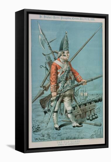 The Old Guard, Armed Yet Defenceless, from 'St. Stephen's Review Presentation Cartoon', 26 May 1888-Tom Merry-Framed Premier Image Canvas