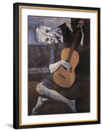 Man With Guitar-Picasso CANVAS OR PRINT WALL ART 