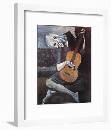 The Old Guitarist, c.1903-Pablo Picasso-Framed Art Print