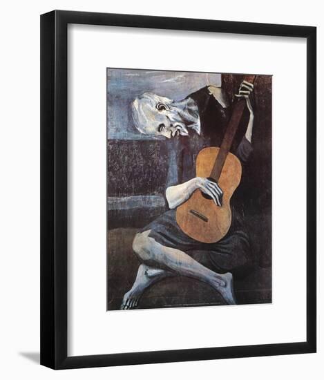 The Old Guitarist, c.1903-Pablo Picasso-Framed Art Print