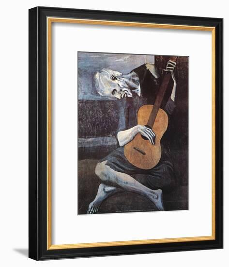 The Old Guitarist, c.1903-Pablo Picasso-Framed Art Print