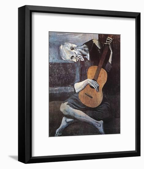 The Old Guitarist, c.1903-Pablo Picasso-Framed Art Print