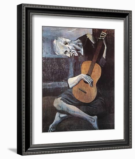 The Old Guitarist, c.1903-Pablo Picasso-Framed Art Print