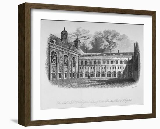 The Old Hall, Whittington's Library and the Cloisters, Christ's Hospital, City of London, 1825-Henry Shaw-Framed Giclee Print