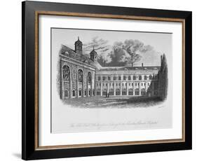 The Old Hall, Whittington's Library and the Cloisters, Christ's Hospital, City of London, 1825-Henry Shaw-Framed Giclee Print