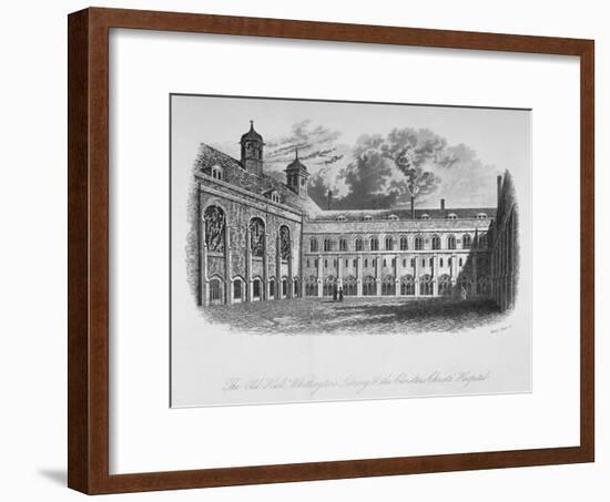 The Old Hall, Whittington's Library and the Cloisters, Christ's Hospital, City of London, 1825-Henry Shaw-Framed Giclee Print