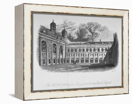 The Old Hall, Whittington's Library and the Cloisters, Christ's Hospital, City of London, 1825-Henry Shaw-Framed Premier Image Canvas