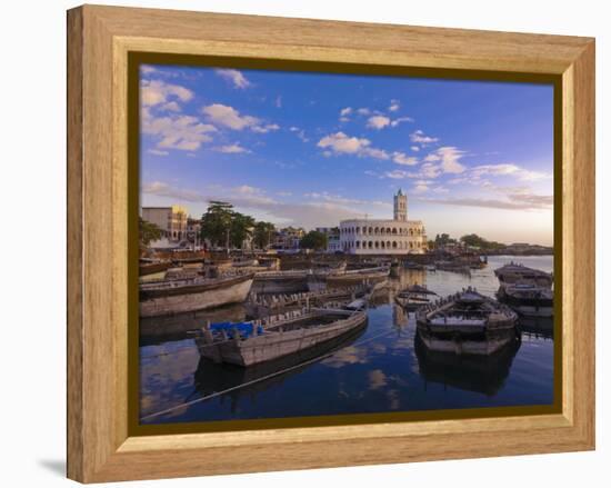 The Old Harbor of Moroni, Grand Comore, Comoros, Indian Ocean, Africa-null-Framed Premier Image Canvas