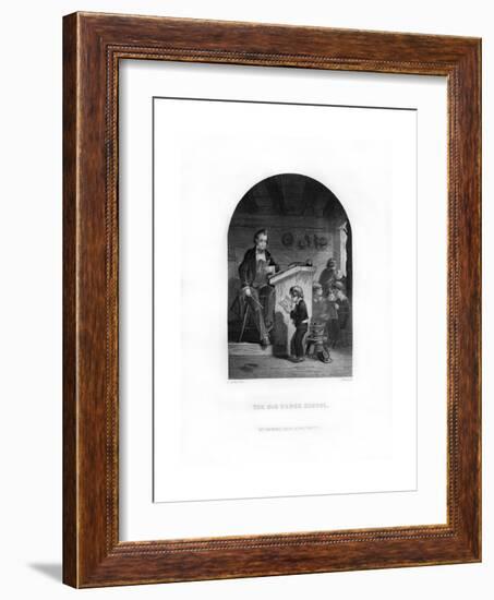 The Old Hedge School, 1872-C Burt-Framed Giclee Print