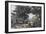 The Old Homestead-Currier & Ives-Framed Giclee Print