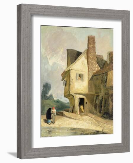 The Old House at St. Albans, C.1806-John Sell Cotman-Framed Giclee Print