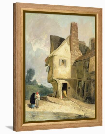 The Old House at St. Albans, C.1806-John Sell Cotman-Framed Premier Image Canvas
