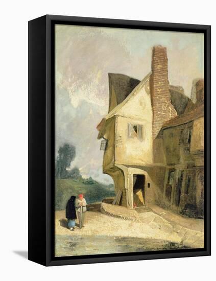 The Old House at St. Albans, C.1806-John Sell Cotman-Framed Premier Image Canvas