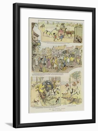 The Old Hunter's Revolt-null-Framed Giclee Print