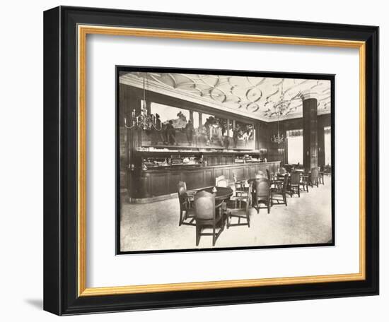 The Old King Cole Bar at the Hotel Knickerbocker, 1906-Byron Company-Framed Giclee Print