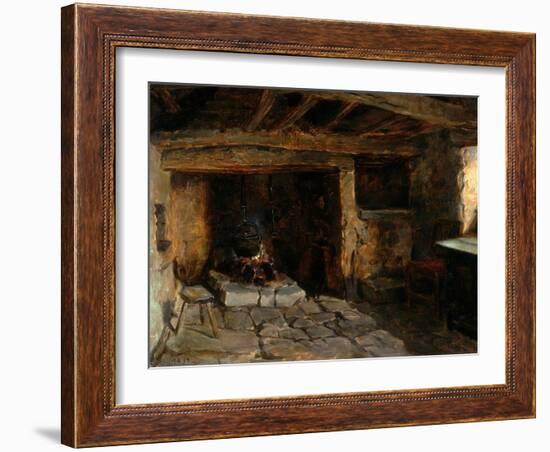 The Old Kitchen, 1893-Ralph Hedley-Framed Giclee Print