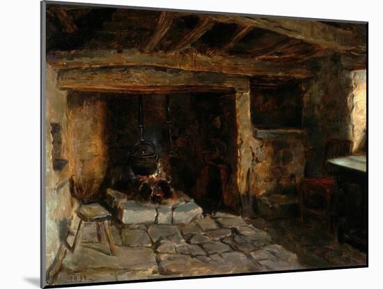 The Old Kitchen, 1893-Ralph Hedley-Mounted Giclee Print