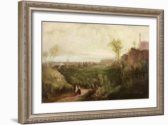 The Old Leith Walk, Edinburgh, C.1840-45-Thomas Miles Richardson-Framed Giclee Print