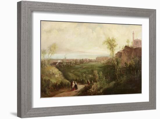 The Old Leith Walk, Edinburgh, C.1840-45-Thomas Miles Richardson-Framed Giclee Print