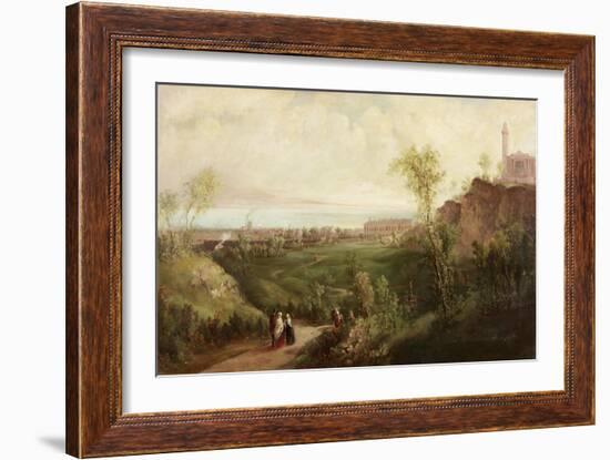 The Old Leith Walk, Edinburgh, C.1840-45-Thomas Miles Richardson-Framed Giclee Print