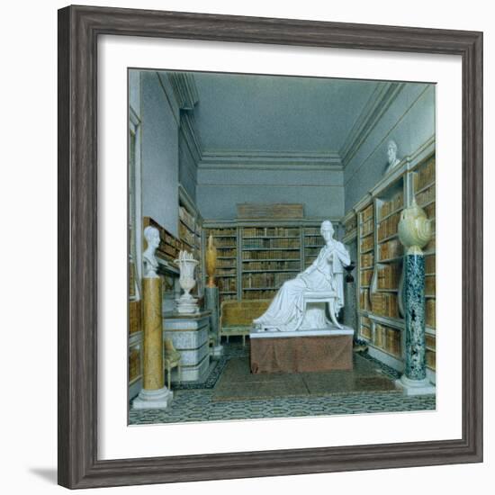 The Old Library, Chatsworth-William Henry Hunt-Framed Giclee Print