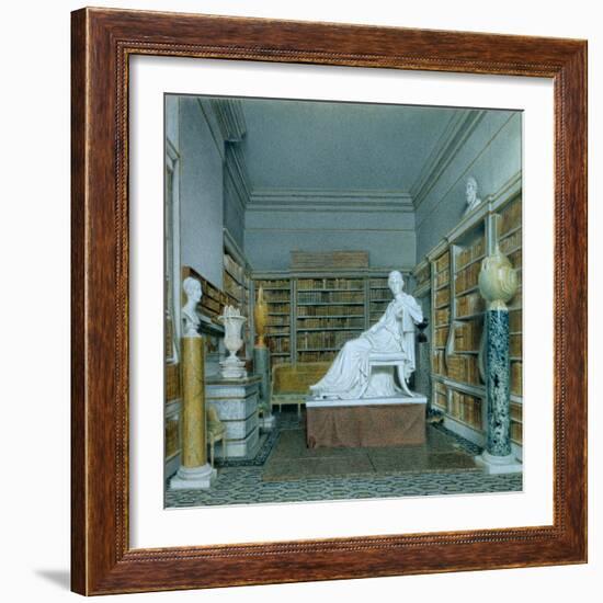 The Old Library, Chatsworth-William Henry Hunt-Framed Giclee Print