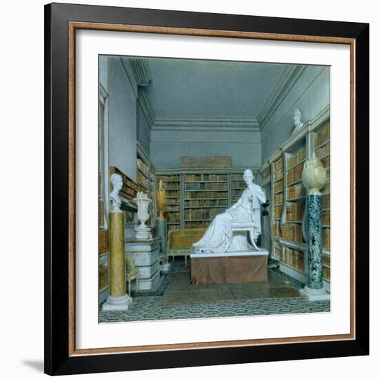 The Old Library, Chatsworth-William Henry Hunt-Framed Giclee Print