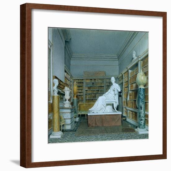 The Old Library, Chatsworth-William Henry Hunt-Framed Giclee Print