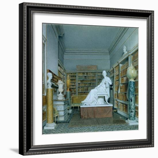 The Old Library, Chatsworth-William Henry Hunt-Framed Giclee Print