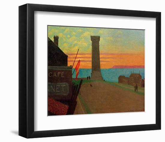 The Old Lighthouse in Honfleur-Félix Vallotton-Framed Giclee Print