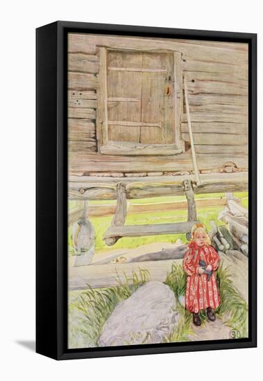 The Old Lodge, from a Commercially Printed Portfolio, Published in 1939-Carl Larsson-Framed Premier Image Canvas