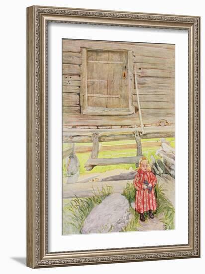 The Old Lodge, from a Commercially Printed Portfolio, Published in 1939-Carl Larsson-Framed Giclee Print