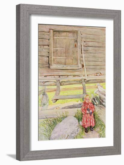 The Old Lodge, from a Commercially Printed Portfolio, Published in 1939-Carl Larsson-Framed Giclee Print