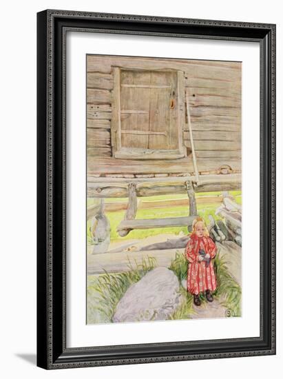 The Old Lodge, from a Commercially Printed Portfolio, Published in 1939-Carl Larsson-Framed Giclee Print