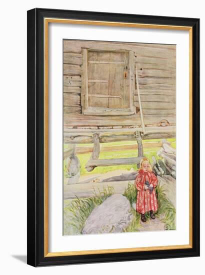 The Old Lodge, from a Commercially Printed Portfolio, Published in 1939-Carl Larsson-Framed Giclee Print