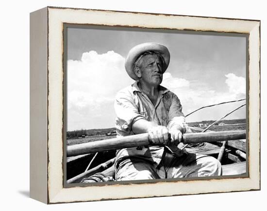 The Old Man And The Sea, Spencer Tracy, 1958-null-Framed Stretched Canvas