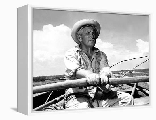The Old Man And The Sea, Spencer Tracy, 1958-null-Framed Stretched Canvas