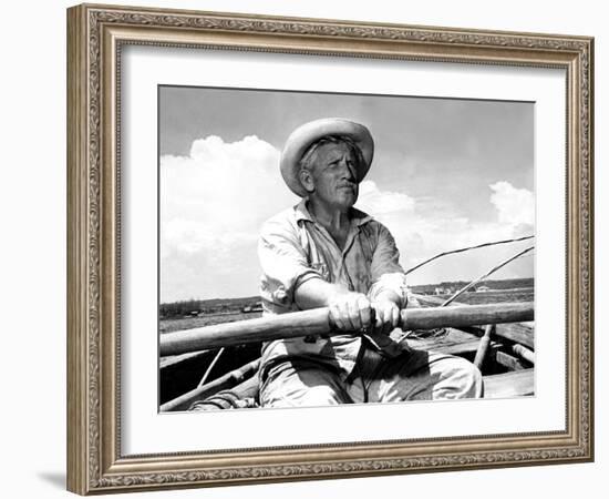 The Old Man And The Sea, Spencer Tracy, 1958-null-Framed Photo