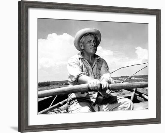 The Old Man And The Sea, Spencer Tracy, 1958-null-Framed Photo