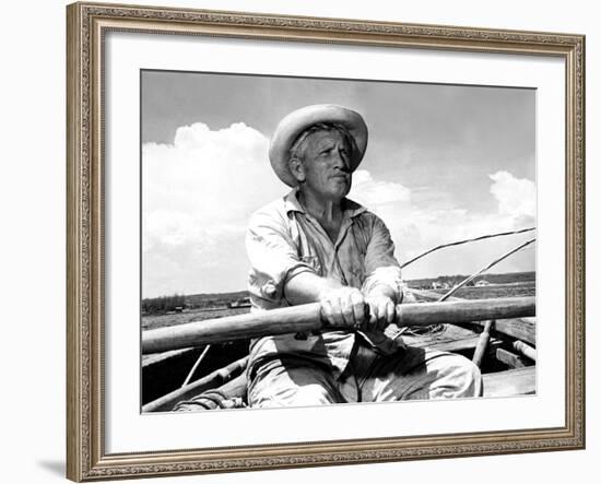 The Old Man And The Sea, Spencer Tracy, 1958-null-Framed Photo