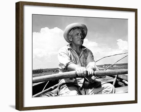 The Old Man And The Sea, Spencer Tracy, 1958-null-Framed Photo