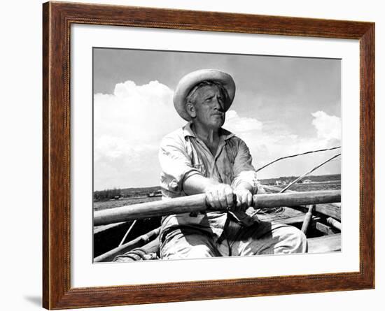 The Old Man And The Sea, Spencer Tracy, 1958-null-Framed Photo