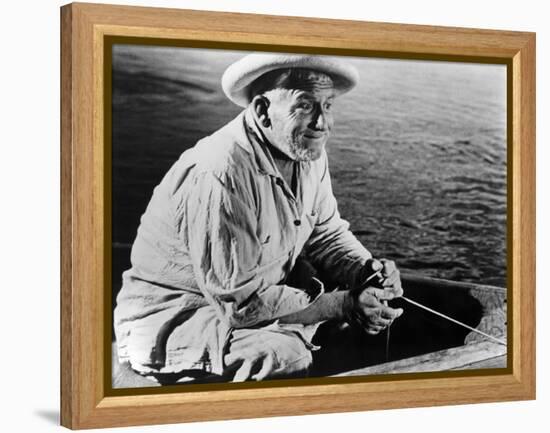 The Old Man And The Sea, Spencer Tracy, 1958-null-Framed Stretched Canvas