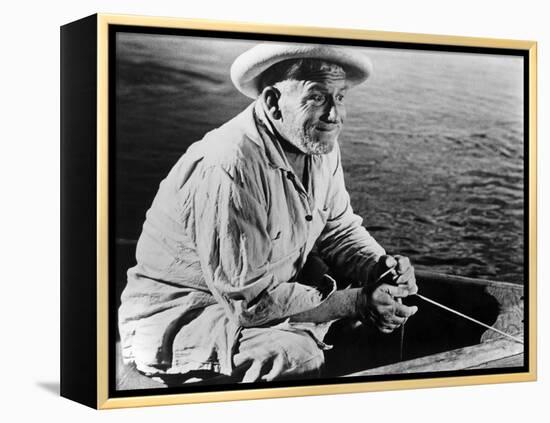 The Old Man And The Sea, Spencer Tracy, 1958-null-Framed Stretched Canvas